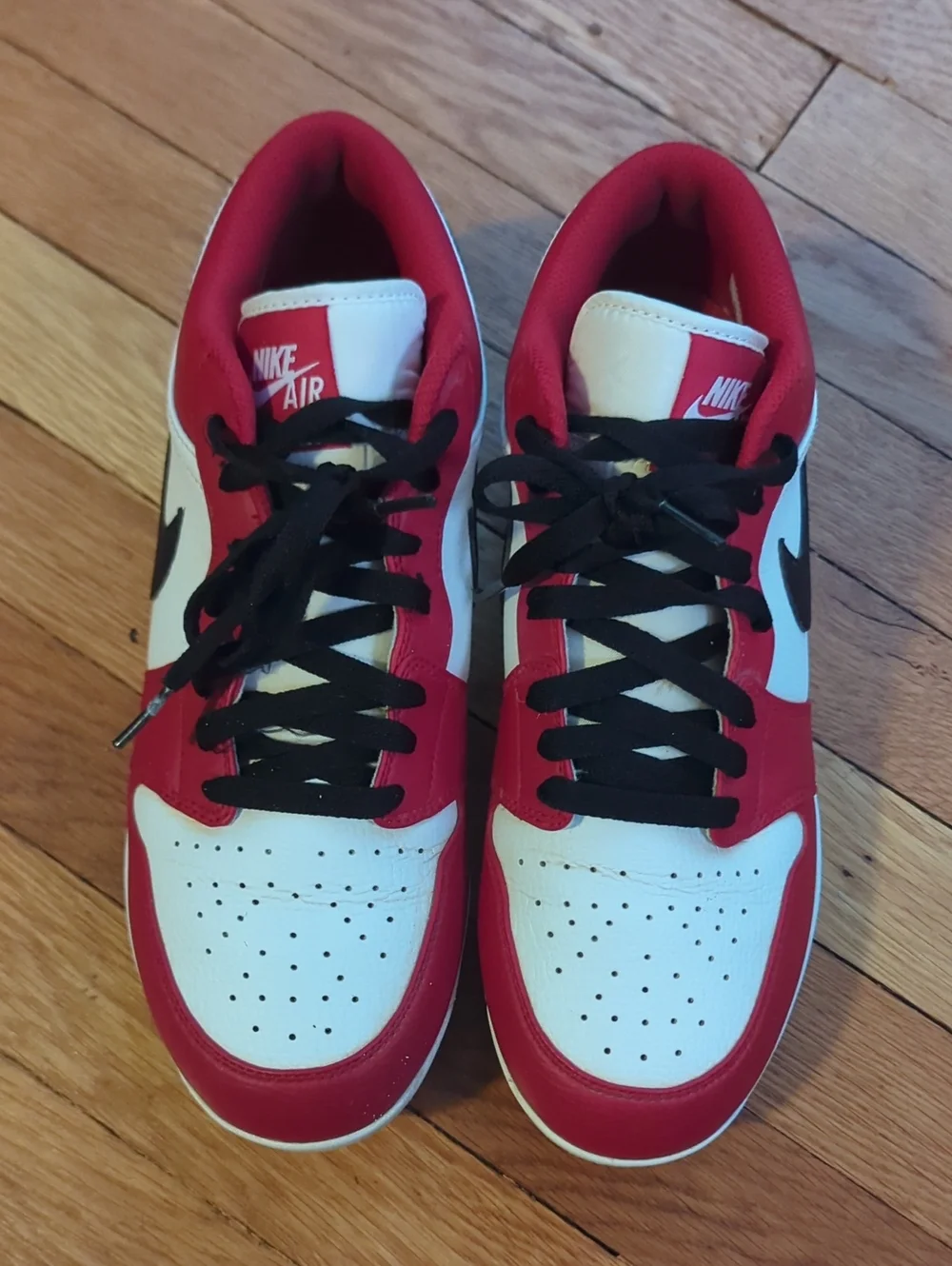 Nike Air Jordan 1 Retro MCS Low Chicago Baseball Cleats CJ8524-611 Men Size 9.5